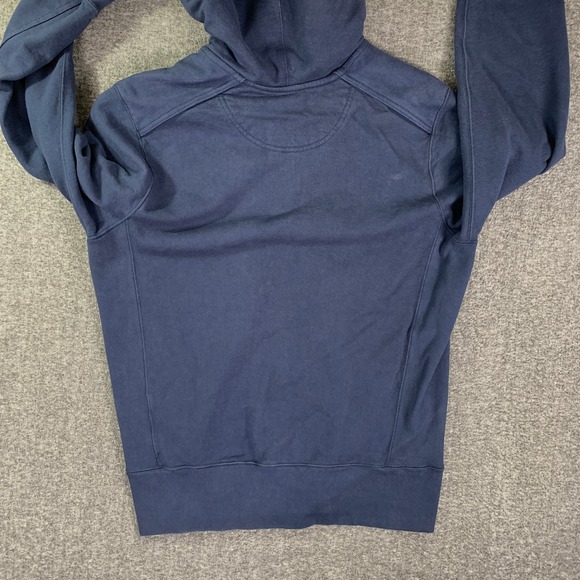 American Giant Hoodie Men Large Full Zip Navy Drawstring Heavyweight - Picture 6 of 11